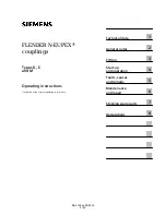 Предварительный просмотр 2 страницы Siemens FLENDER N-EUPEX D Operating Instructions Manual