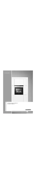 Preview for 1 page of Siemens Fornuis HR445.13N Instruction Manual