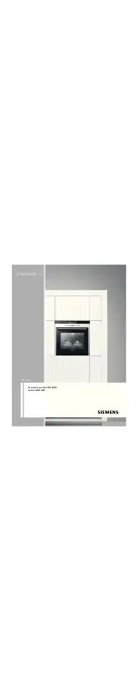 Siemens Fornuis HR745220N Instruction Manual preview