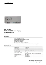 Siemens FP1801-A2 Product Manual preview