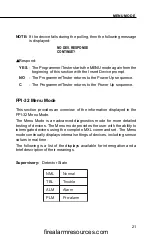 Предварительный просмотр 25 страницы Siemens FPI-32 Operation Manual