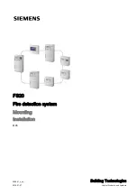 Preview for 1 page of Siemens FS20 Mounting & Installation