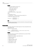 Preview for 70 page of Siemens FST020 Function Manual