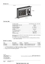 Preview for 4 page of Siemens FT2009-U1 Product Manual