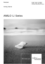 Siemens FUJITSU AMILO Li Series Getting Started preview