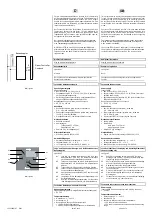 Предварительный просмотр 2 страницы Siemens GAMMA instabus UP 204 Operating And Mounting Instructions