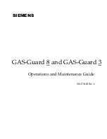 Siemens GAS-Guard 3 Operation And Maintenance Manual предпросмотр