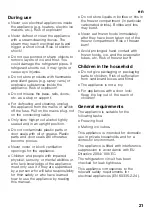 Preview for 21 page of Siemens GC-M Series Operating And Installation Instructions