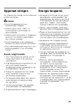 Preview for 77 page of Siemens GC-M Series Operating And Installation Instructions