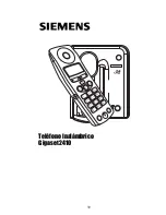 Preview for 39 page of Siemens Gigaset 2410 Owner'S Manual