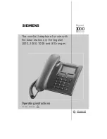 Preview for 21 page of Siemens Gigaset 3000 Classic Operating Instructions Manual