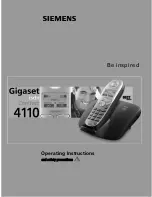 Siemens Gigaset 4000 Comfort Operating Instructions Manual предпросмотр