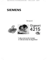 Предварительный просмотр 100 страницы Siemens Gigaset 4215 User Manual