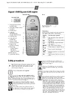 Siemens Gigaset A140 Manual preview