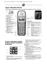 Preview for 1 page of Siemens Gigaset A160 Instructions Manual
