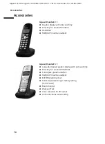 Preview for 77 page of Siemens Gigaset C100 DECT Owner'S Manual