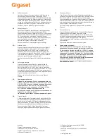 Preview for 2 page of Siemens GIGASET C470 IP User Manual