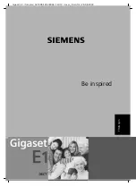 Предварительный просмотр 88 страницы Siemens Gigaset E1 Manual