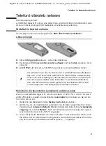 Предварительный просмотр 7 страницы Siemens Gigaset Gigaset S1 User Manual