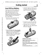 Предварительный просмотр 15 страницы Siemens Gigaset M56 User Manual