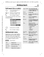 Предварительный просмотр 41 страницы Siemens Gigaset M56 User Manual