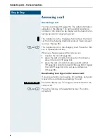 Предварительный просмотр 16 страницы Siemens Gigaset S2 HiPath 4000 Operating Manual