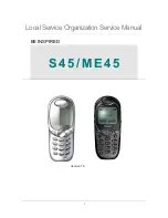 Предварительный просмотр 1 страницы Siemens Gigaset S45 Service Manual