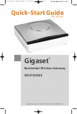 Siemens Gigaset SE567 Quick Start Manual preview