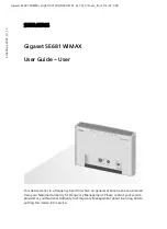 Siemens GIGASET SE681 WIMAX User Manual preview