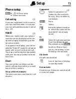 Предварительный просмотр 74 страницы Siemens Gigaset SL55 User Manual