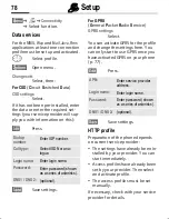 Предварительный просмотр 79 страницы Siemens Gigaset SL55 User Manual