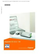 Siemens Gigaset USB Stick 108 Manual preview