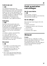 Preview for 17 page of Siemens GS V Series Instructions For Use Manual