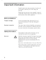 Preview for 4 page of Siemens HB 330.50 Instruction Manual