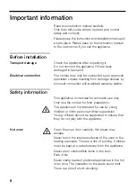 Preview for 6 page of Siemens HB 56 M.50B Installation And Operating Instructions Manual