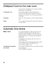 Preview for 34 page of Siemens HB 56 M.50B Installation And Operating Instructions Manual