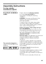 Preview for 59 page of Siemens HB 56 M.50B Installation And Operating Instructions Manual