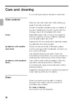 Preview for 38 page of Siemens HB 56 N.50B Instructions For Use Manual