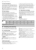 Предварительный просмотр 20 страницы Siemens HB.58.C.6B User Manual And Installation Instructions