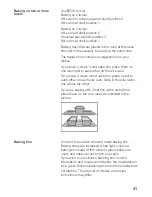 Предварительный просмотр 41 страницы Siemens HB 75LB.50 B Instructions For Use Manual