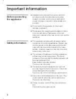 Предварительный просмотр 4 страницы Siemens HB280 Series Operating Instructions Manual