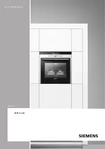 Siemens HB34A Series Instruction Manual предпросмотр