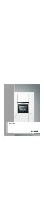 Siemens HB36D 75 Series Instruction Manual preview