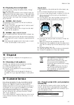 Preview for 21 page of Siemens HB633GB.1 User Manual And Installation Instructions