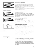 Предварительный просмотр 17 страницы Siemens HB86K.70 Instruction Manual