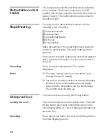 Preview for 14 page of Siemens HB870570 Instruciton Manual