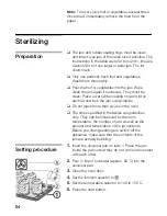 Preview for 54 page of Siemens HB870570 Instruciton Manual