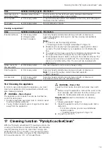 Preview for 19 page of Siemens HB974G2.1A User Manual And Installation Instructions