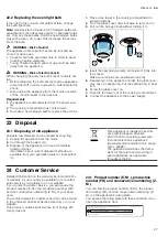 Preview for 27 page of Siemens HB974G2.1A User Manual And Installation Instructions