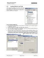 Preview for 12 page of Siemens HC15 Getting Started Manual